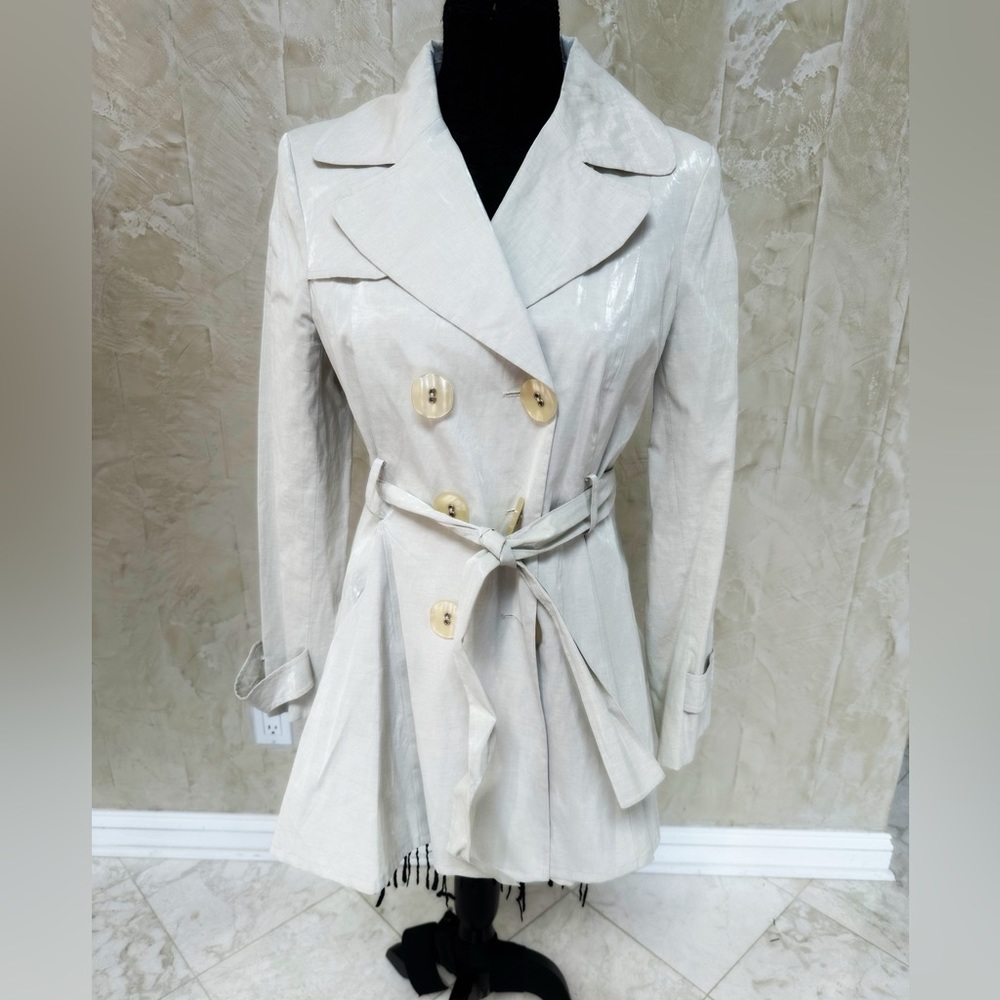 Nwot Helene Berman Of London Double Breasted Trench